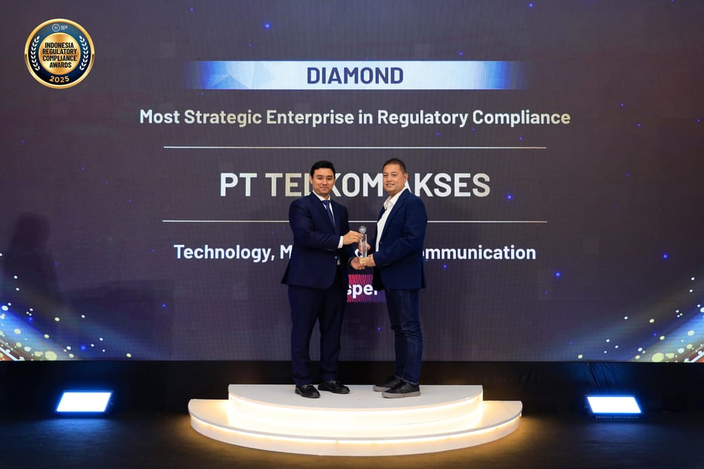 Telkom Akses Raih 'Most Strategic Enterprise in Regulatory Compliance' di IRCA 2026
