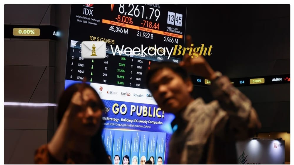 Respon Lantai Bursa Terhadap Danantara Sumberdaya Indonesia dan Perkembangan Inflasi
