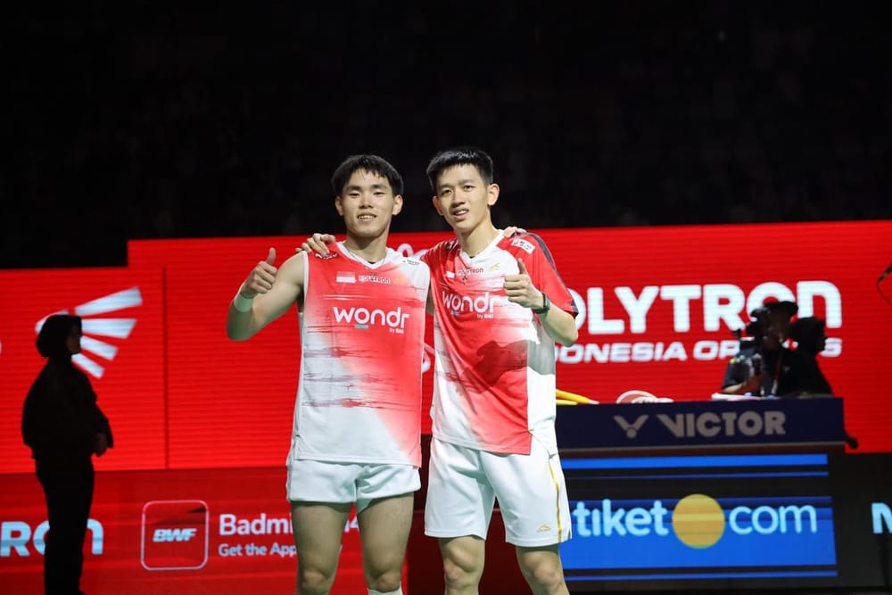 BNI-PBSI Cetak Generasi Baru Juara, Raymond/Joaquin Melaju ke Final Indonesia Open 2026