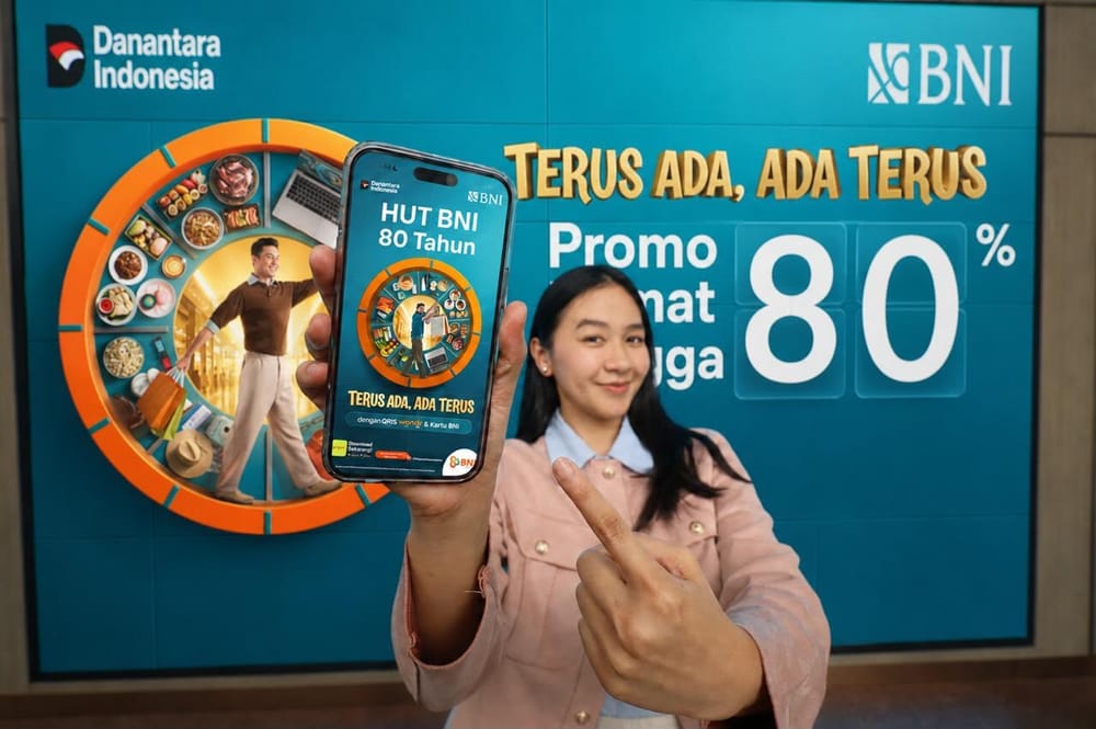 Terus Ada, Ada Terus, BNI Hadirkan Ragam Promo Spesial Rayakan 80 Tahun Pengabdian untuk Negeri