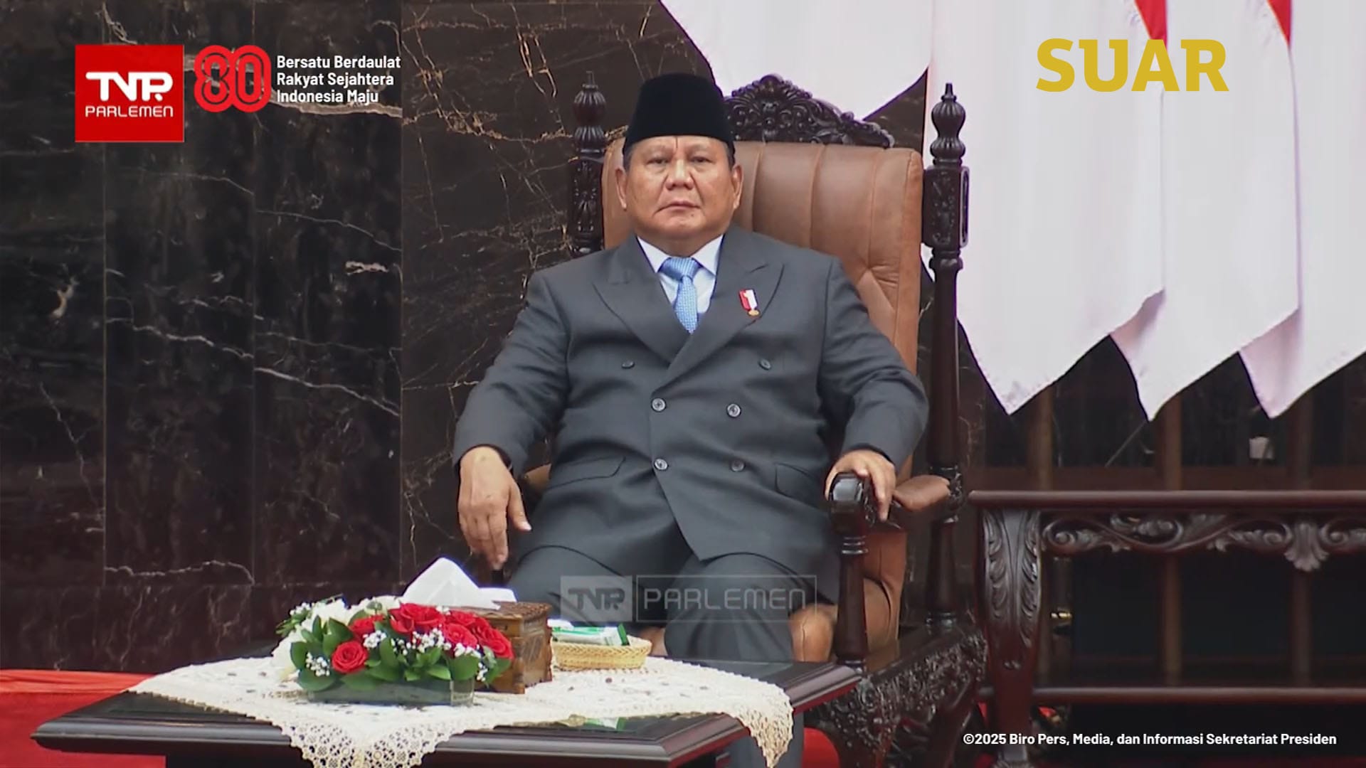 Prabowo: Saya Disumpah untuk Melaksanakan Perintah UUD Republik Kita
