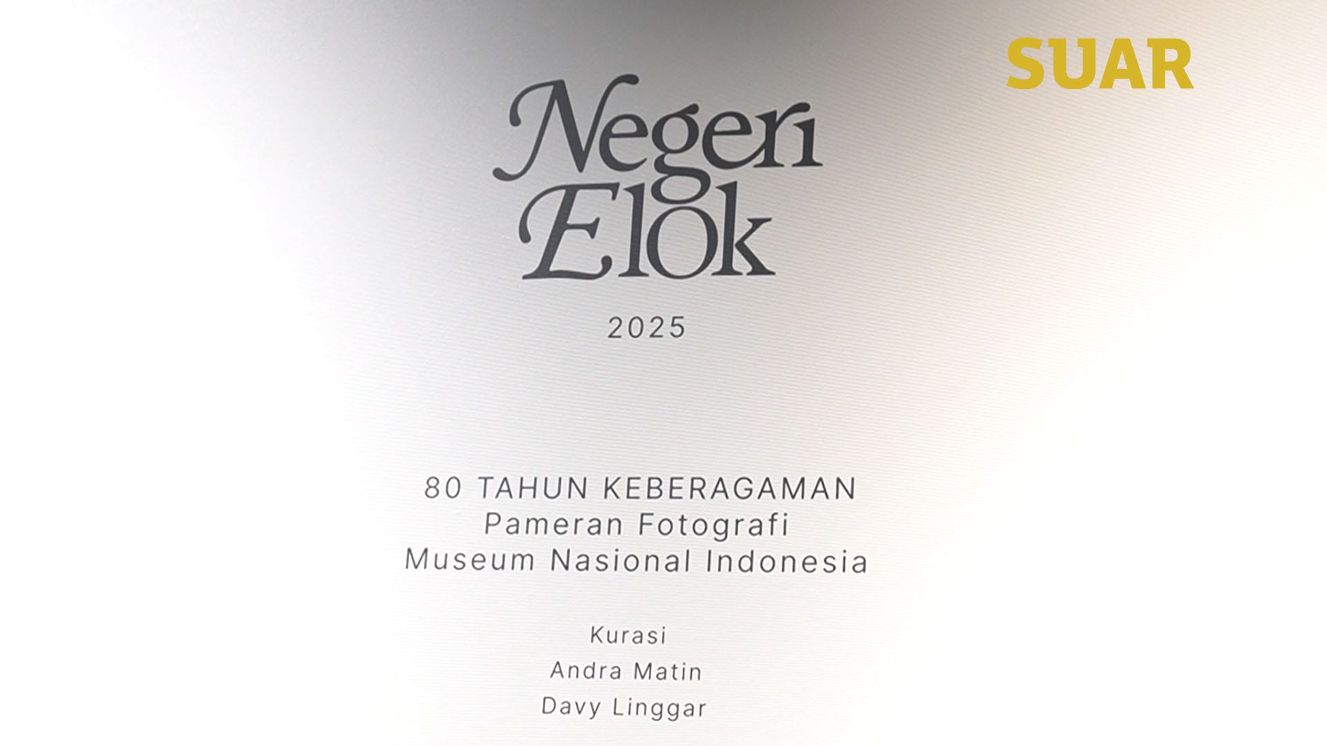 Komunitas Negeri Elok Menggelar Pameran Fotografi “80 Tahun Keberagaman”