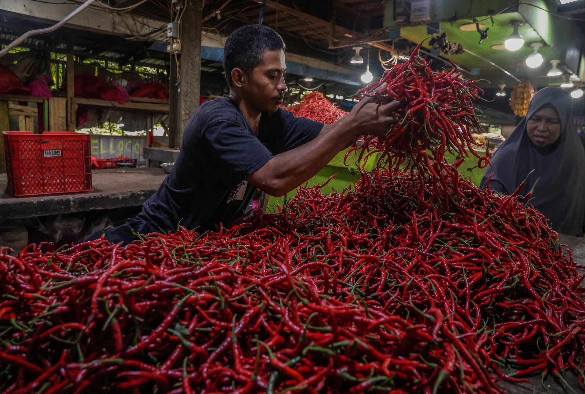 Usai Lebaran, Bahan Pokok Masih Mahal, Terutama Cabai Rawit