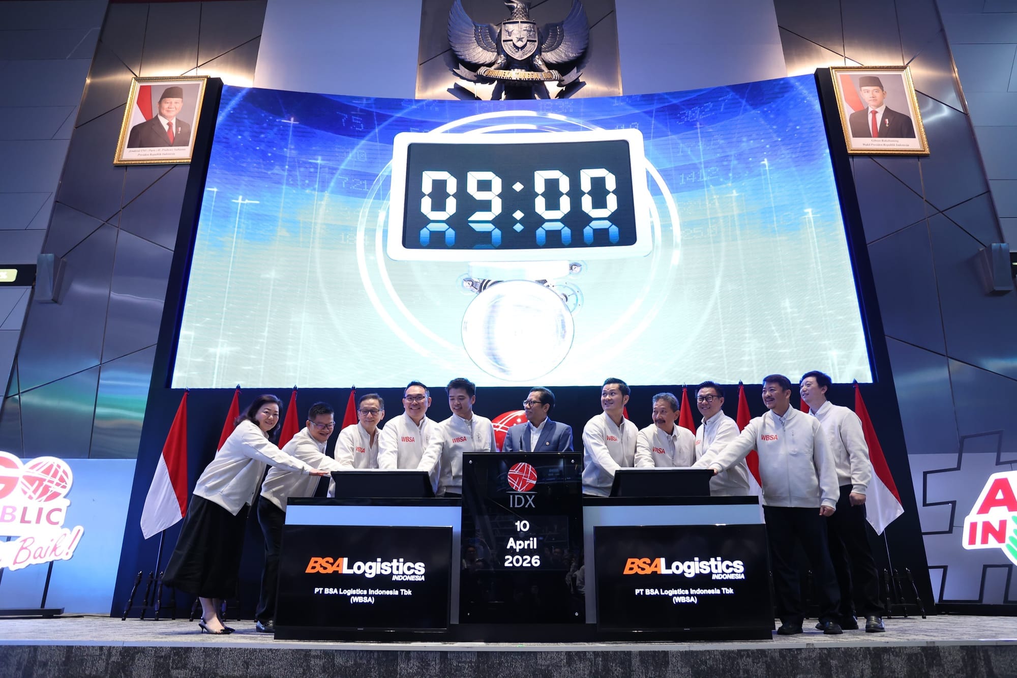 Resmi Melantai, BSA Logistik Raup Dana Rp302,4 Miliar di IPO