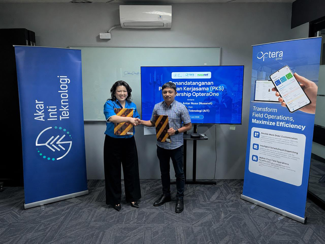 AIT dan Nusanet Dorong Digitalisasi Operasional Lapangan Melalui Kemitraan Strategis