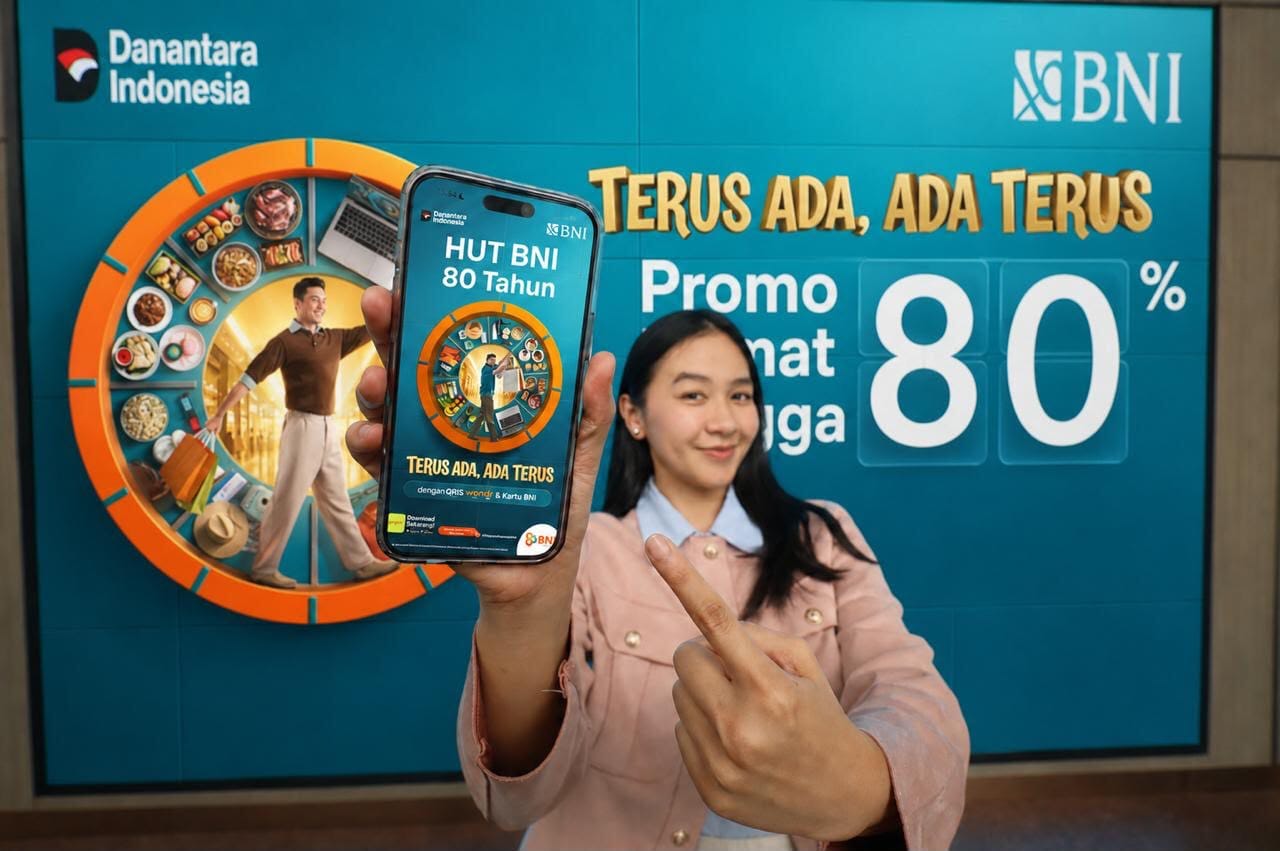 Terus Ada, Ada Terus, BNI Hadirkan Ragam Promo Spesial Rayakan 80 Tahun Pengabdian untuk Negeri