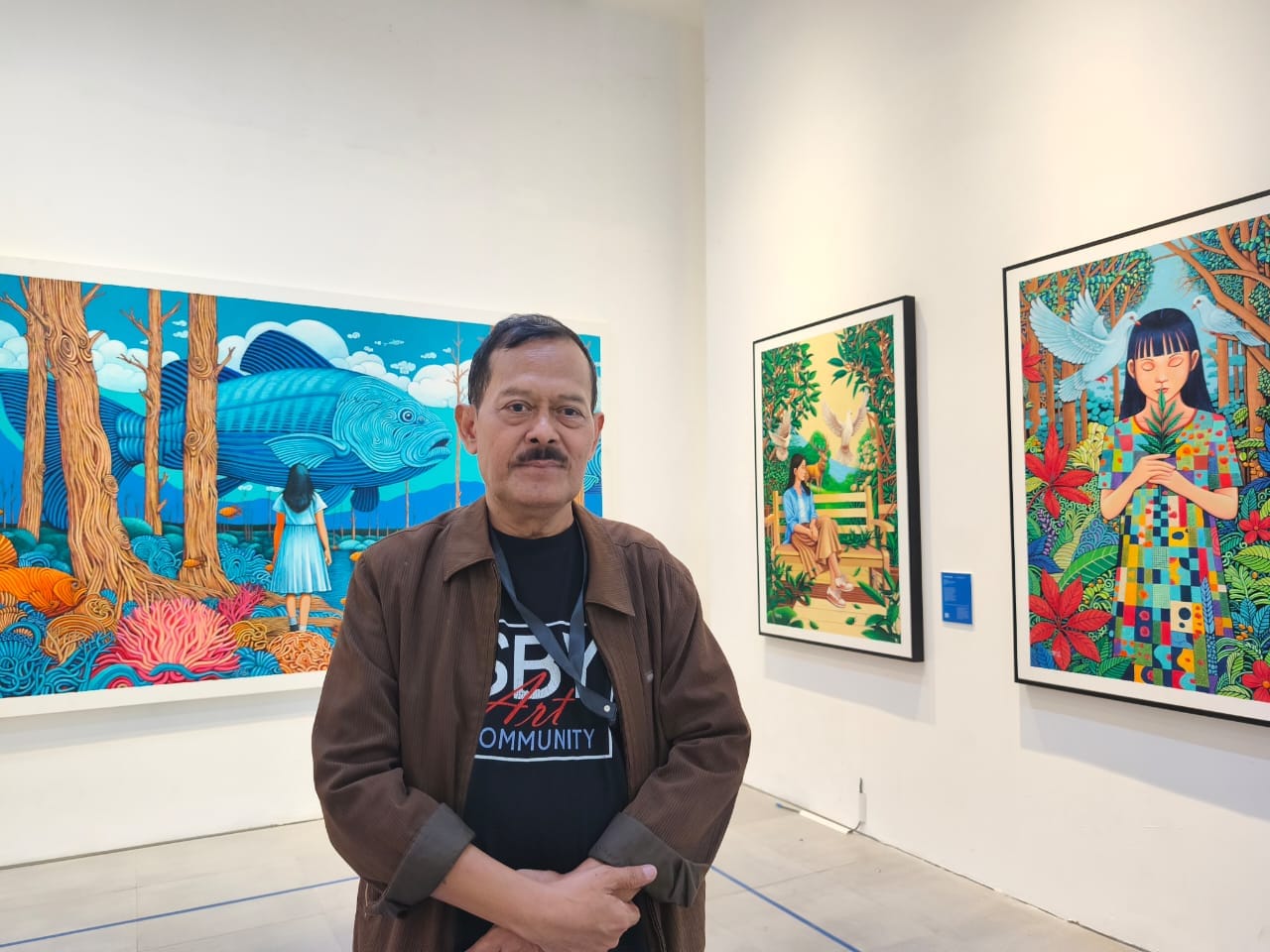 Akbar Linggaprana dan Jalan Panjang Melukis di Tengah Disiplin Militer