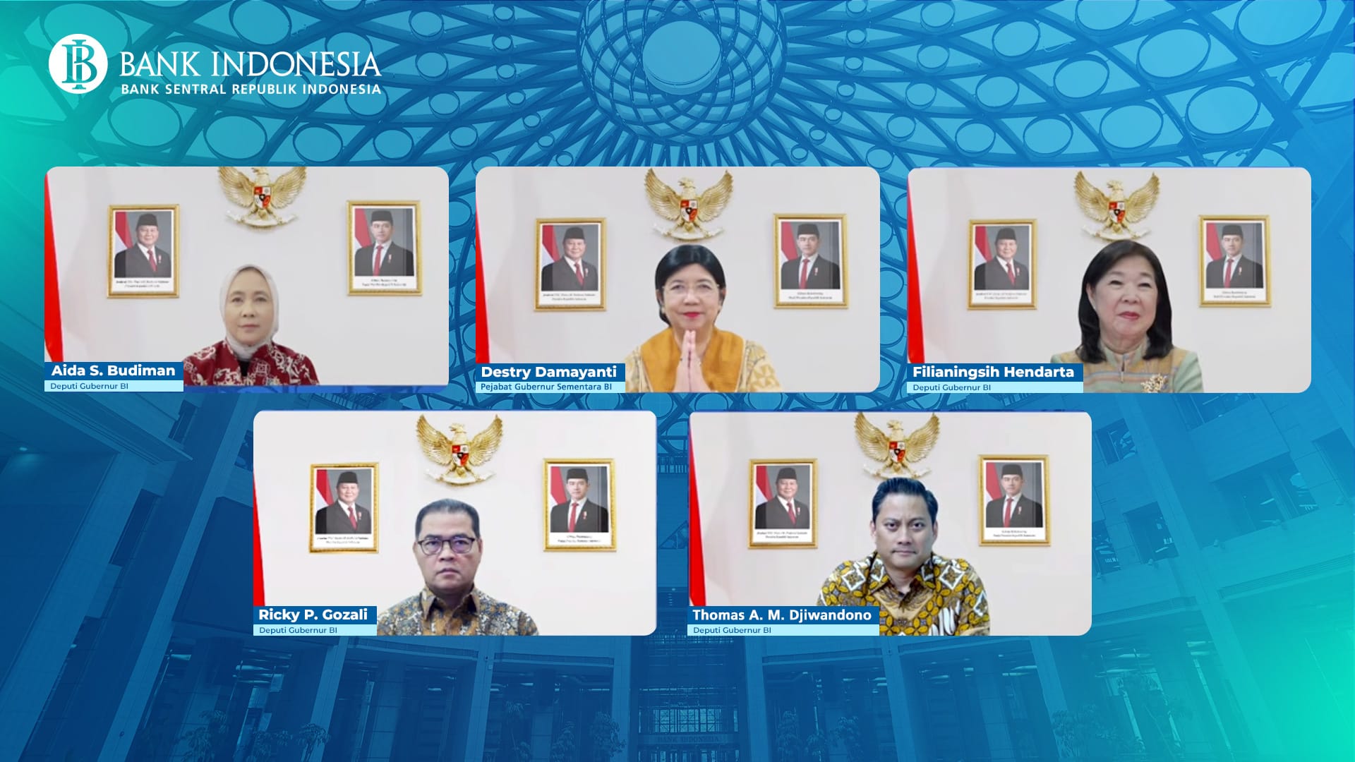 RDG Pertama oleh Pejabat Sementara Gubernur BI Putuskan BI Rate Tetap 5,75%