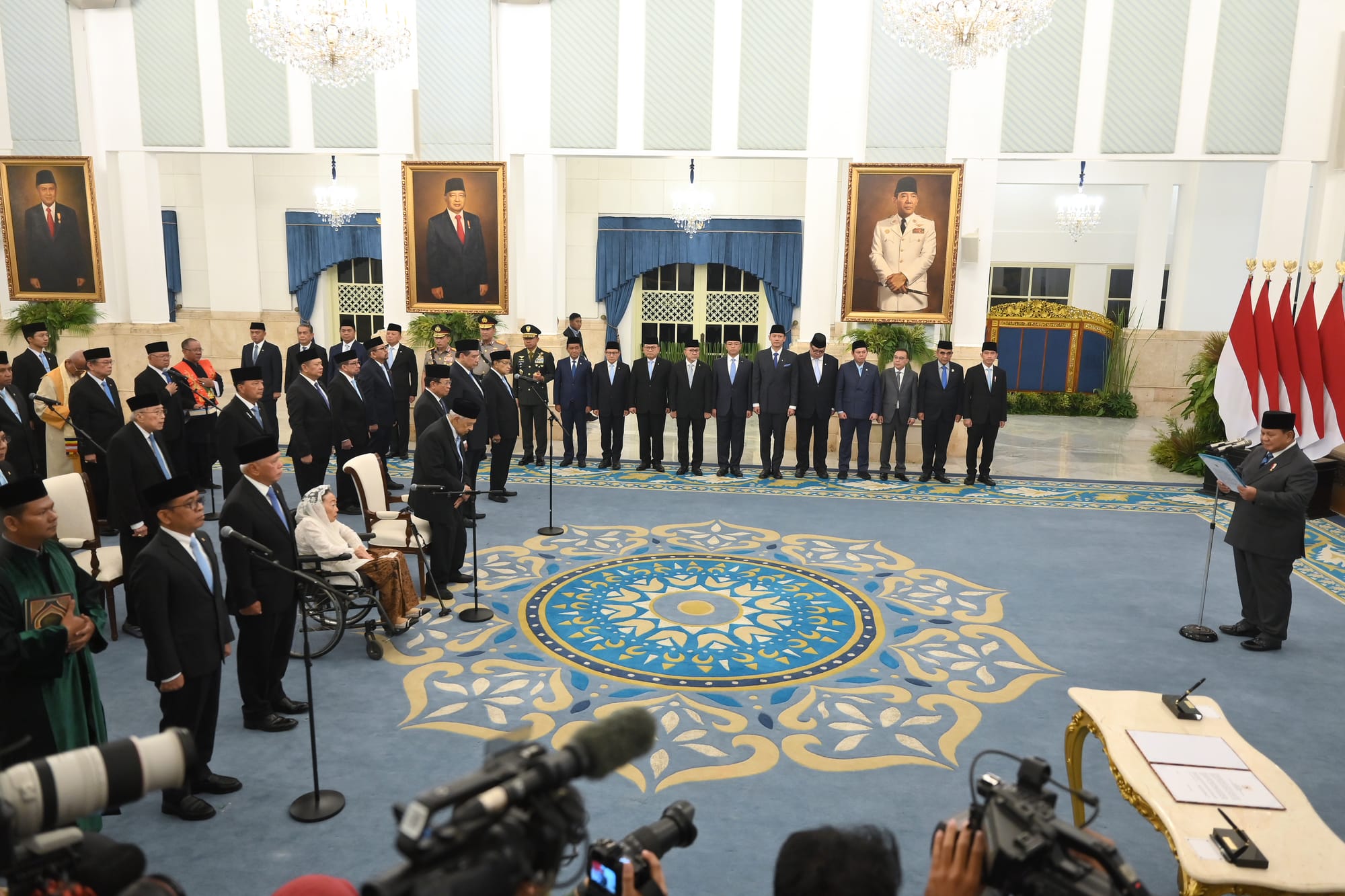 Presiden Lantik Ketua Wantimpres Serta Kabakom