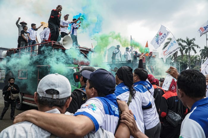 50.000 Buruh Akan Padati Aksi May Day di Monas, Ini 11 Tuntutan KSPI