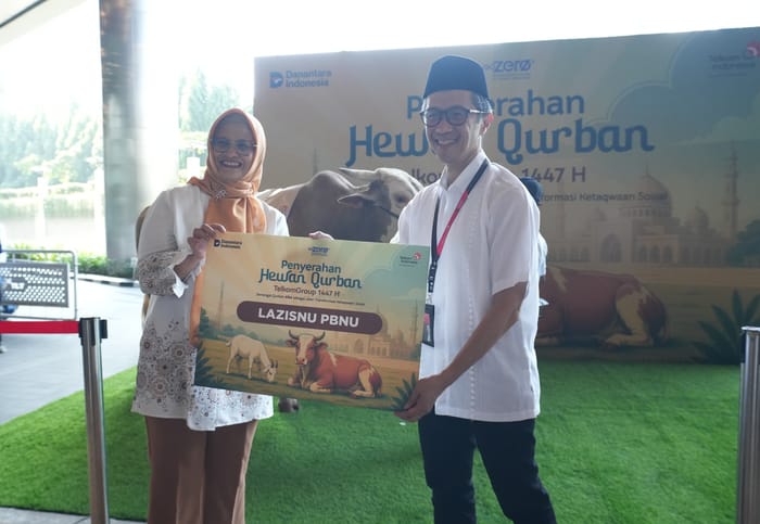 Wujudkan Semangat Berbagi di Hari Raya Iduladha, TelkomGroup Salurkan 910 Hewan Kurban untuk Masyarakat