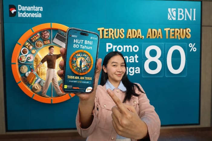Terus Ada, Ada Terus, BNI Hadirkan Ragam Promo Spesial Rayakan 80 Tahun Pengabdian untuk Negeri